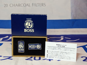 Boss Coffee Enamel Pin Set