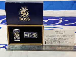 Boss Coffee Enamel Pin Set