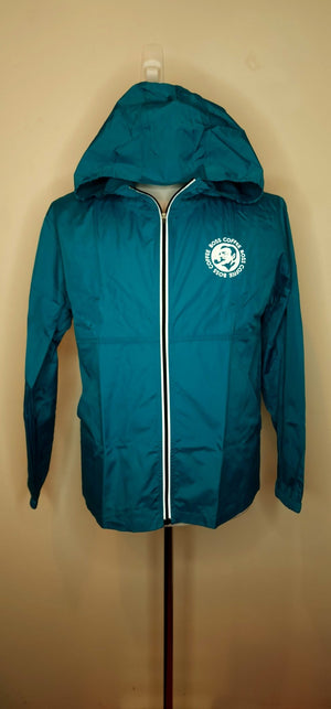 Boss Coffee Green Nylon Reflector Windbreaker - Kabuki Garage