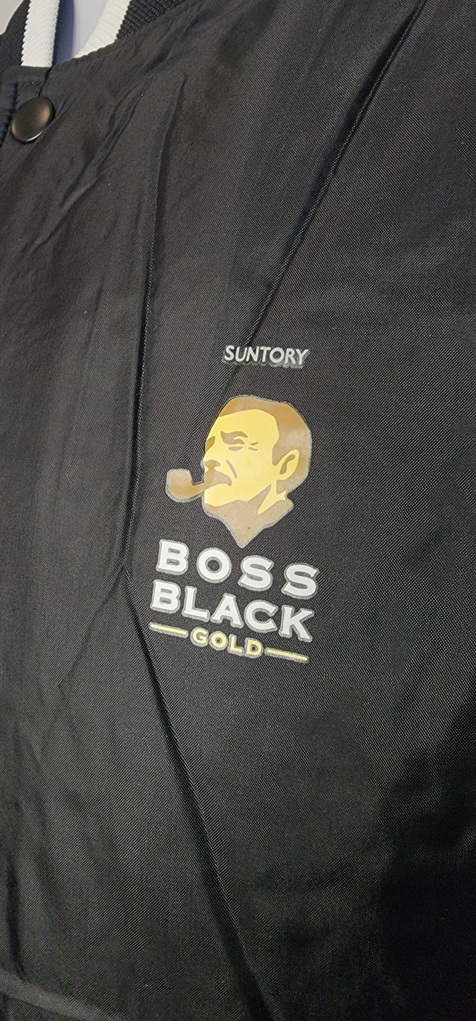 Boss Coffee Reversible Jacket (Blue & Black) - Kabuki Garage