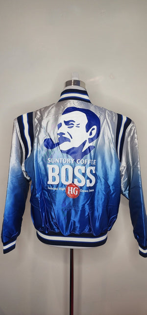 Boss Coffee Reversible Jacket (Blue & Black) - Kabuki Garage