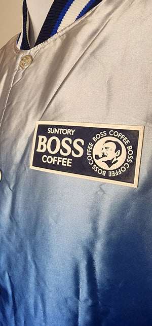 Boss Coffee Reversible Jacket (Blue & Black) - Kabuki Garage